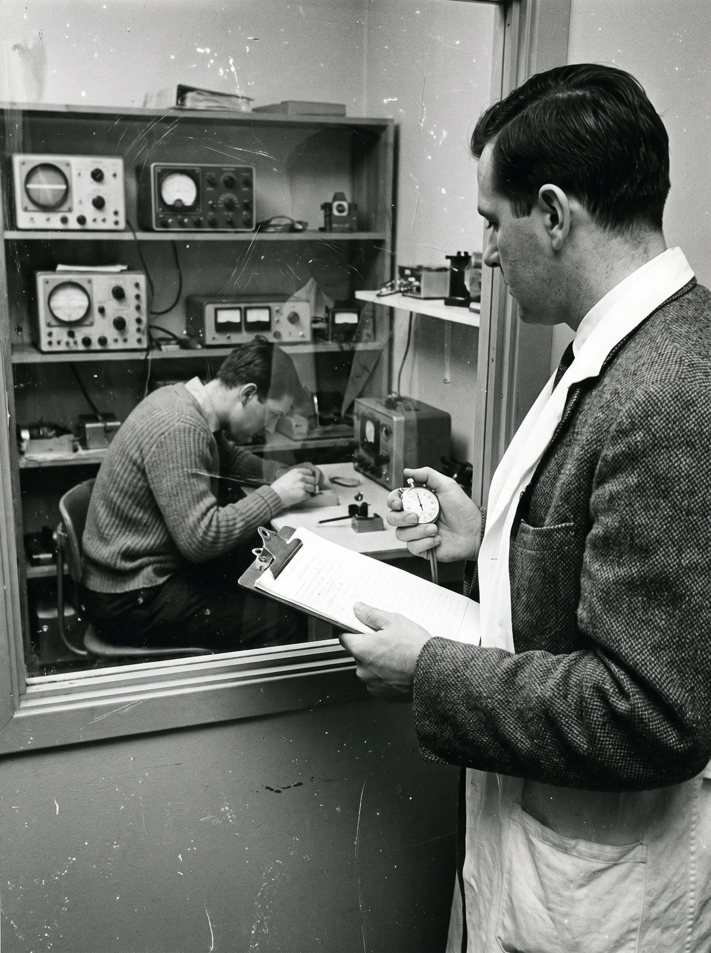 Being measured, in 1924 or now, works the same way. The clipboard does not need to be read for the number to move.