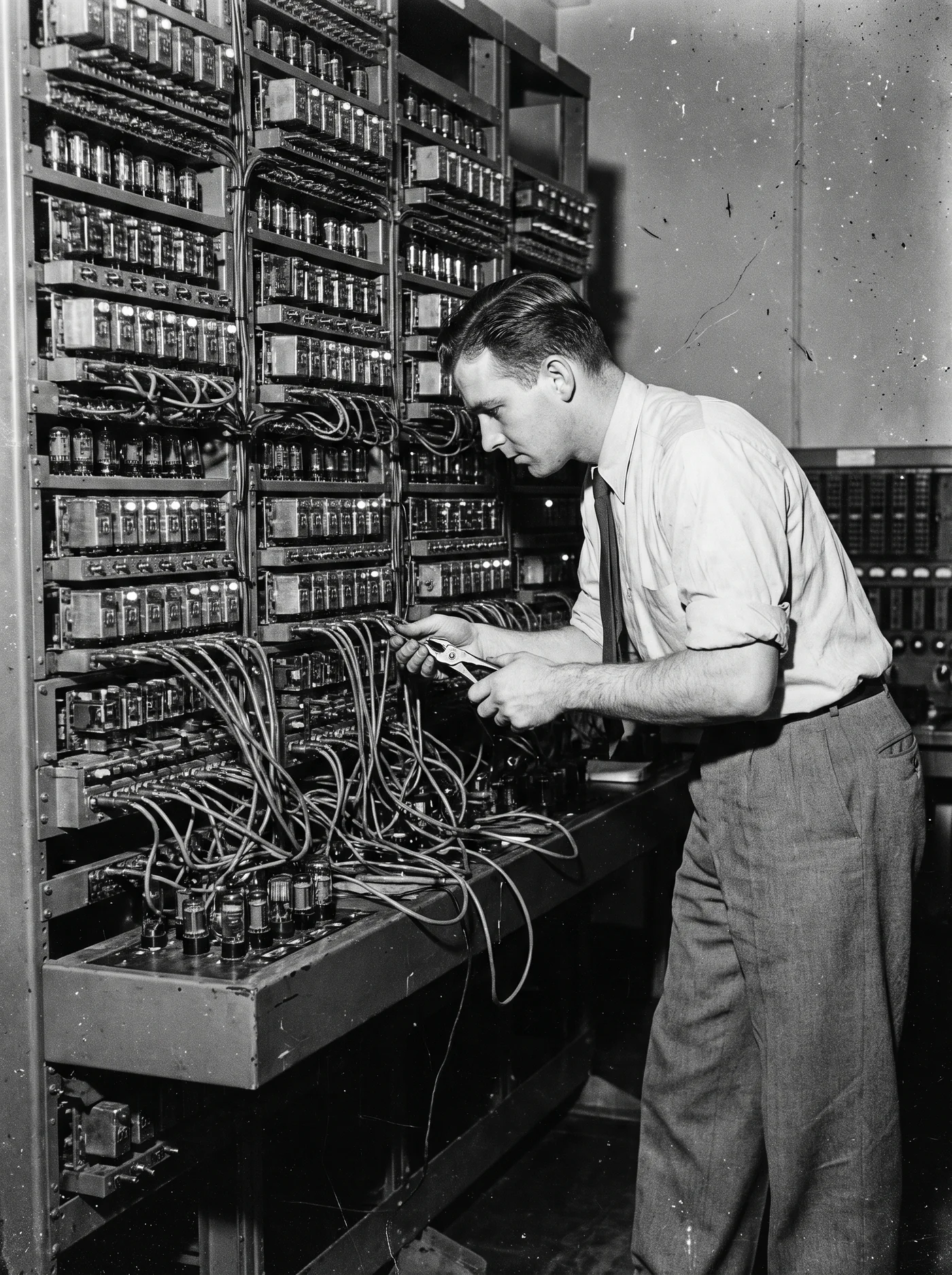 Pre-wired. When the cue closes the circuit, the action fires with much less of you involved.